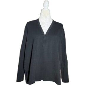 Lululemon Back in Action Relaxed V-Neck Long Sleeve Top Size 6